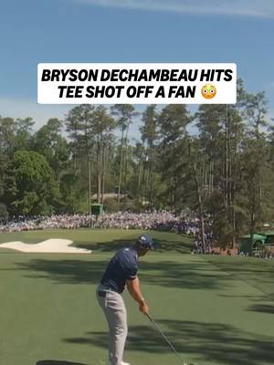 The fan was ok 🙏 #TheMasters #Golf #brysondechambeau