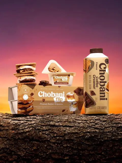Try S’mores Coffee Creamer in your morning latte and new Flip® Peanut Butter S’mores yogurt as an afternoon snack, made with only natural ingredients and nothing artificial.