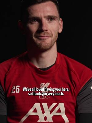 "I'll always look back on amazing memories at this football club, I've put my heart and soul into the club for nine years and I've not got many regrets." 💬 Watch Andy Robertson's full interview on All Red Video.