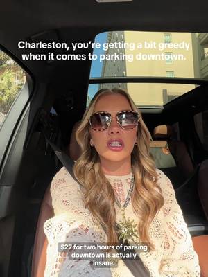We moved to a garage, parked for 2 hours and laid $5. The parking lots are stupid expensive & it’s ridiculous imo. #charlestonsc #locals #charlestonlifestyle #charleston 