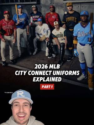 This is a breakdown of all the details included in the new 2026 MLB City Connect Uniforms (Part 1)!  What are your thoughts on these new uniforms? Do you have a favorite or least favorite? 🤔 #MLB #baseball #cityconnect #sportsuniforms  (Baltimore Orioles, Kansas City Royals, Texas Rangers, Atlanta Braves, jersey, hat, uniform)