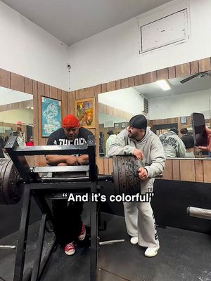 “Just punch it” -Unc 101 New vid this Sunday #gym #motivation 