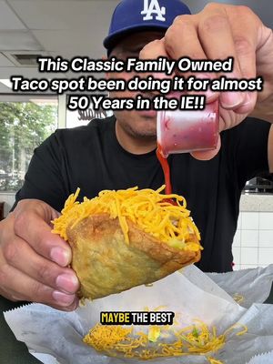 Love these family owned businesses they’ve been doing it for almost 50 years with two locations in the IE  Juanita’s those crunchy tacos 😮‍💨 heard people talk about how small they were but I thought they were good size plus packed with cheese!  Shredded beef burrito with the red sauce always the move! Just has that classic Mexican American food taste a lot of us grew up on!  Have you guys been?  @juanitas_3  📍Rancho Cucamonga 9651 Base Line Rd  📍Ontario  #iefood #bestoflafood #burritos #crunchytacos #inlandempire