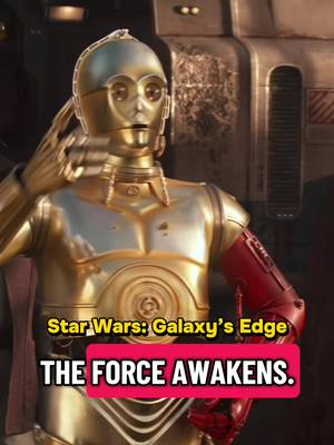 ✨Don’t miss C-3PO at Star Wars Galaxy’s Edge! Always Look up at Disneyland. #starwars #starwarsfan #galaxysedge #disneyland