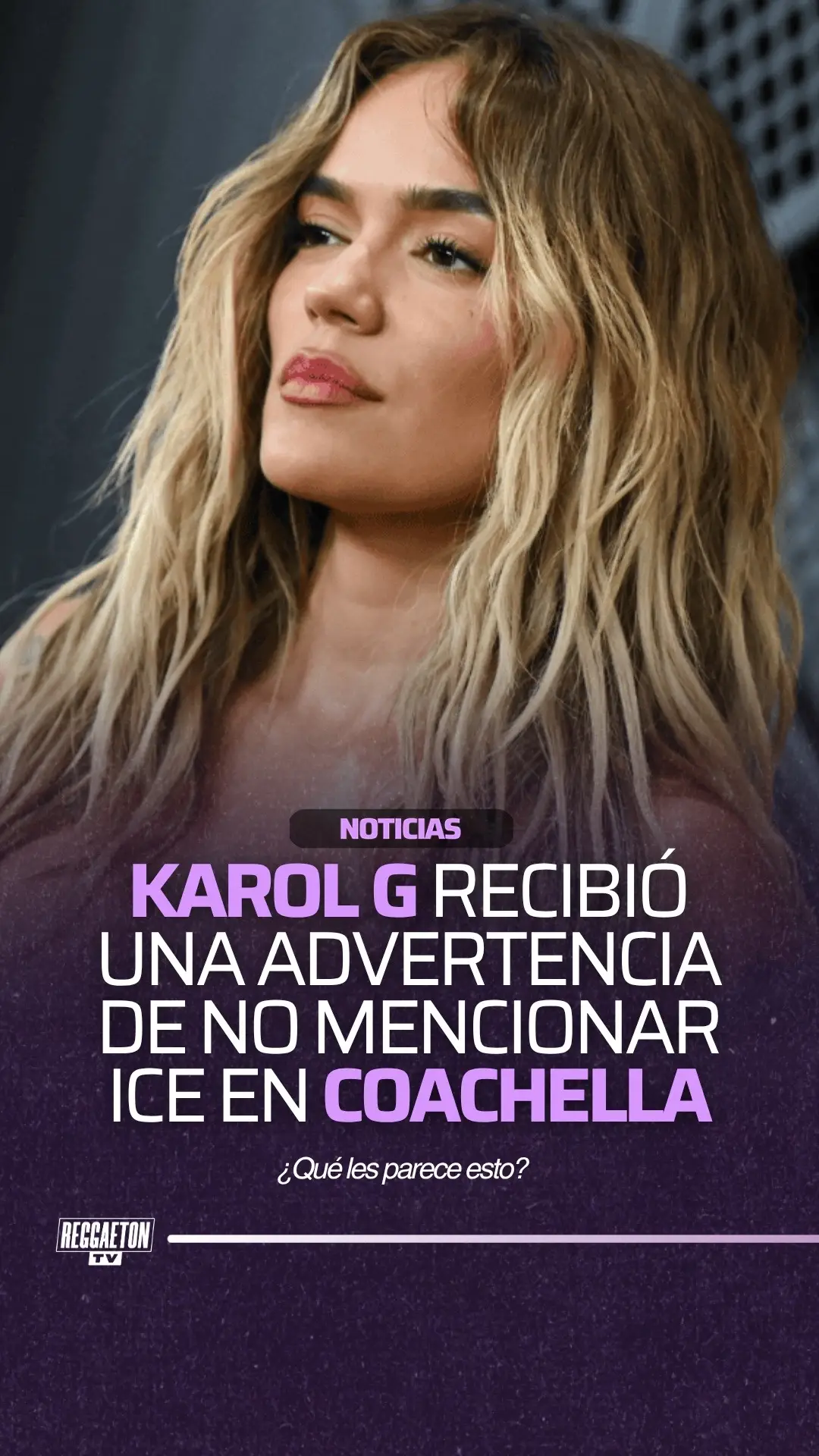 #KarolG será una de las artistas principales en el famoso festival de Coachella 2026 este fin de semana. Durabte una reciente entrevista confesó que recibió una advertencia de lo que podría suceder si menciona a ICE durante su presentación. “La gente dice, es mejor que no lo hagas.” pero no quiso mencionar de quien recibió la advertencia. “Al siguiente día podrías recibir una llamada diciendo: vamos a retirarte la Visa…te conviertes en una carnada porque alguien quiere mostrar su poder.” El mismo festival recibe una multa de miles de dólares si los artistas que participan rompen esta regla durante sus shows. 🎡