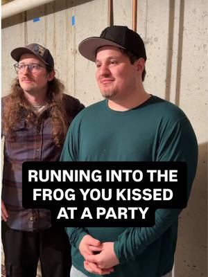 Way worse than running into an ex @oh.dats.jame @BrendanHughes #unhirables #princessandthefrog #party #comedy #skit