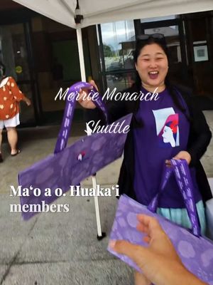 Our #MerrieMonarch shopping shuttle has got you covered!  Complimentary shuttle service from #Hilo airport to all of the mākeke and back, today and tomorrow from 8am-6pm! Huaka'i goodies while supplies last!