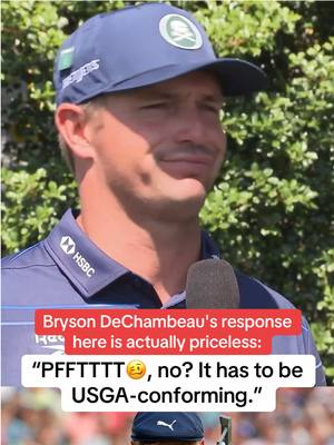 Bryson DeChambeau made that “PFFTTT” sound personal 😭 (via CPowers14/X) #brysondechambeau #TheMasters #golf #golftiktok #golfclub 