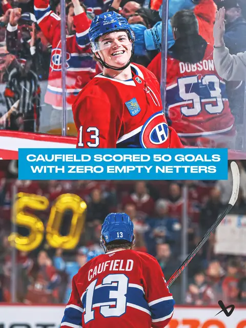 Cole Caufield made them all count 🚨 