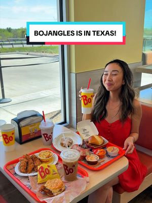 OMG @Bojangles is finally in Texas and you HAVE to try the tenders, biscuits and Bo-Berry shake #bojanglespartner 