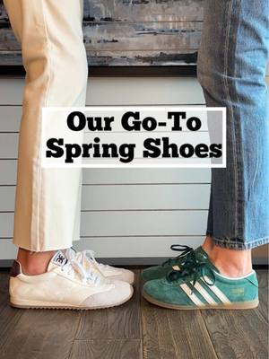 Link to shop in comments! The biggest update to your spring outfits starts with your shoes!👟 This season we added new shoe trends to our lineups. All of these styles pass our test of style + comfort. I (Krista) wear a size 9 1/2 and Julie wears a size 6 1/2. Which styles are your favorite?? #over50 #springfashion #styletips #shoes #womenshoes 