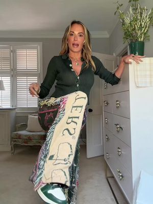 The story behind my pants! #custompants #blanketpants #mastersmerch #mastersoutfits 
