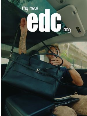 Should I do a “what’s in my bag” video next?? 👀 #edc #zara #mensbag 