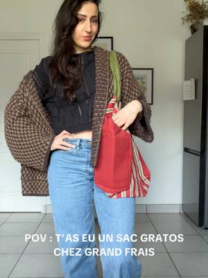 Qui a eu le sien ? @Grand Frais #grandfrais#bag#totbag#fashionweek 