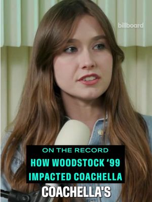 One day after the Woodstock ‘99 disaster, consisting of extreme heat, looting and riots, the first-ever @coachella tickets went on sale. Katie Bain, Billboard senior music correspondent and director of Billboard Dance, sits down with @wordsbykristin to explain how the contrast between the festivals made Coachella feel like, as Bain puts it, "an Eden, ostensibly, of palm trees and grass and Bougainvillea." Listen to the full episode of Billboard On The Record wherever you get your podcasts!
