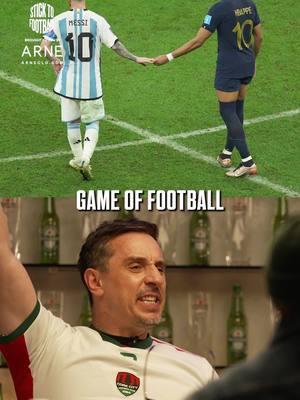 "Is that the greatest football of all time?" 🐐 World Cup Final 2022… you just had to be there 🤩 #worldcup #argentina #france #messi #mbappe #theoverlap