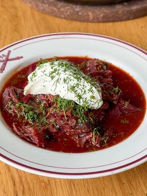 Before I met my wife, I thought borscht was just… borscht. One soup. Beets. That’s it. Then I married a Ukrainian woman and realized how wrong I was. This short rib borscht is the version I fell in love with. Using @Pacific Foods Organic Beef Broth and Organic Mushroom Broth gives this soup its backbone. The broth's deep, slow-simmered flavor lets the beets, vegetables, and short ribs shine and truly takes the dish to the next level. #PacificPartner Borscht isn’t one recipe. It’s dozens. It changes with regions, seasons, and occasions. There’s a version for everyday dinners, holidays, cold winters, and big family tables. Rich, slow, comforting. The kind of dish you want bubbling on the stove when it’s freezing outside and everyone’s home. Not too fancy - just intentional. The kind of food that fills the house with a smell that makes you stop what you’re doing. Once I was exposed to Ukrainian food culture, borscht went from “a soup” to something layered, emotional, and deeply meaningful. For me, this dish is a reminder of how food evolves when cultures meet, families blend, and traditions get passed down and made your own.