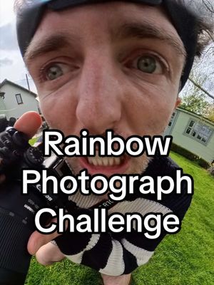 Rainbow photograph challenge. Can I take a photo of all the colours in the rainbow from what’s growing in my garden? 🌈 