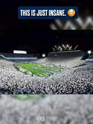 You can feel the energy through the screen—there’s nothing like a Penn State White Out 🤯 • • • • #WeAre #WeArePennState #PennState #NittanyLions #CFB