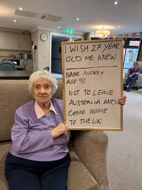 Well the whole of the UK is overjoyed to have you Audrey ❤️ what would you say to your 27 year old self? Home: @Tanglewood Care Homes 