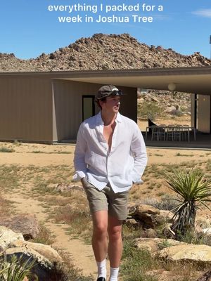 Everything I wore in Joshua Tree 🌵 Which outfit was your favorite? Spring is officially here, and that means I’m packing all my linen and cotton outfits from @Banana Republic  — they’re soft, breathable and the perfect staple pieces. Be sure to check out their new arrivals for your next adventure this spring.  #BananaRepublic #BananaRepublicPartner #mensfashion #outfitideas #menwithstyle