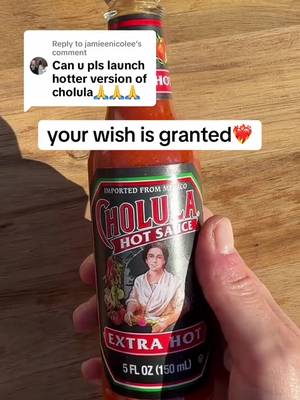 click the link to try every flavor, including cholula EXTRA HOT❤️‍🔥