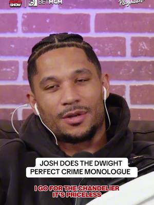 The man doesn’t just hit clutch 3s folks 🤷‍♂️ @BetMGM #NBA #knicks #joshhart #theoffice 