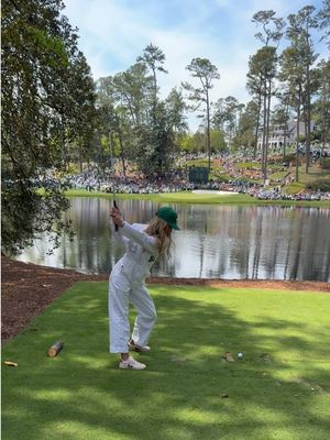 At least one of us got a hole in one 😅 maybe next year  #masters 