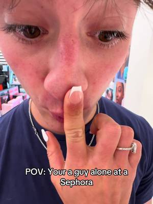 Lost in Sephora. Send help. 🥲 #boyfriend #girlfriend #couple #dating #dating 