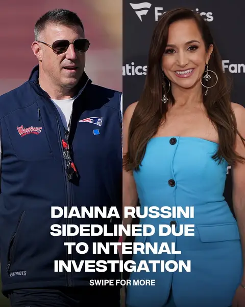 Dianna Russini and Mike Vrabel both put out public statements in regards to the images that hit the internet this week. While they both said these were “innocent” interactions that were captured Dianna has been sidelined and is under investigation (Via: @gettyimages @nypost )