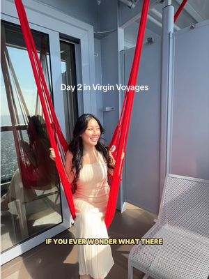 Day 2 on the ship. It was a full sea day, and somehow we packed so much into 17 hours without even realizing it. If you've ever wondered what there is to do on a ship, we're just getting started! @Virgin Voyages #virginvoyages 