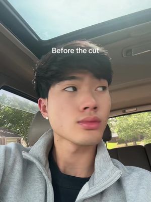 Time to grow it back out #haircut #texturedfringe #twoblock #asianhair #hairstyleinspo 