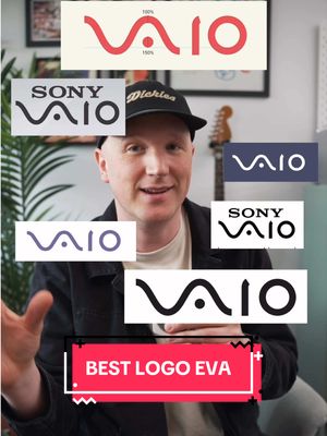 The Sony VAIO logo slaps 😤 #techtok #logo #retro #sony #y2k 