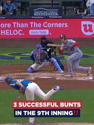 the anti bunt community will not be pleased #MLB #baseball #smallball #bunts