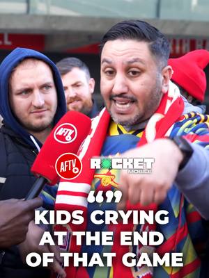 This is not an acceptable performance! 🤬 Switch now and get unlimited data, calls, and texts for just £16 a month with @rocketmobileuk — link in bio!🔗 UK only. T&Cs apply. #ad #FanCams #Arsenal #AFTV #Football