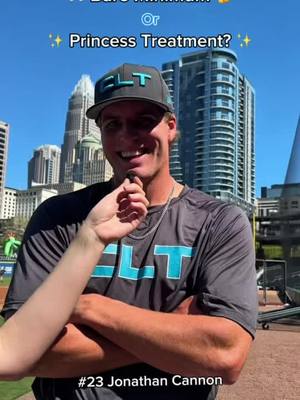 Tell us how they did…. 😂 #fyp #charlotteknights #princesstreatment #funny #baseball  