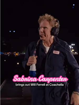 now, that was iconic. 🩷 @Sabrina Carpenter brings out #WillFerrell during her @coachella set! #SabrinaCarpenter  #MansBestFriend #PopMusic