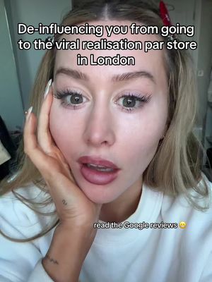 Deinfluencing you from going to realisation pad I guess. Honestly every store has every right to have a policy on content but treating people so rudely really ain’t it for a store selling clothes at that price. It’s sad hearing so many people also had bad experiences there shopping should be FUN . #london  
