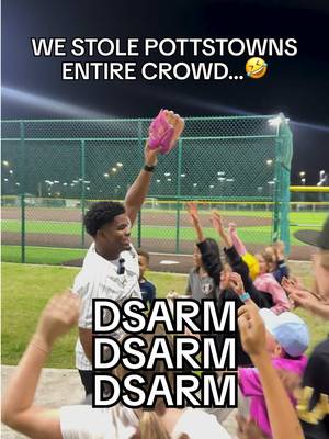 Replicated🤷‍♂️ We stole Pottstown’s ENTIRE crowd😭 #BeElite #dsarm #baseball 