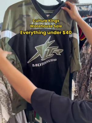 Literally everything is under $40 🤯 all jewellery is $5, all tees are $20 like whattt  #culturekings #warehousesale