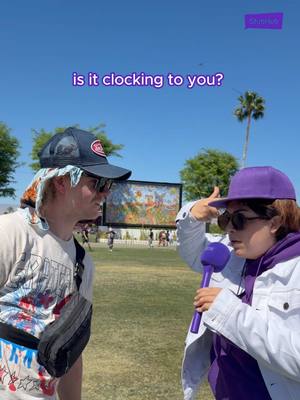 trying to find the real Beliebers at Coachella #justinbieber #coachella #bieberchella 