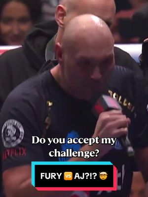 Tyson Fury calls out Anthony Joshua!!! 😱🗣️🥊 #FuryMakhmudov #Boxing #TysonFury #AnthonyJoshua (via @ringmagazine | @NetflixSports) 