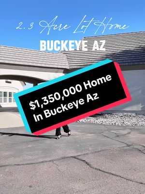 Entertainers dream with ACRES of land🥳 📍Buckeye, AZ 5 Beds  6 Bath 4,983 Sq Ft 2.3 Acres of land Horse stables Casita Pool $1,350,000 QUALIFICATION CAN VARY (TALK TO A LENDER TO CONFIRM IF YOU QUALIFY) Click the link in my bio for a FREE CUSTOM LISTS of homes currently on the market🙌🏽 If this is not the home for you, we’ll find the one😉 Claudia Delara | Realtor 📱:623.304.9614 ✉️: claudia.therealtor@soldbytlt.com Instagram: @_claudiatherealtor_ DM me on Instagram!! @_claudiatherealtor_ eXp Realty | The Luna Team Top 1% in AZ EQUAL HOUSING OPPORTUNITY  ARMLS - RESIDENTIAL REAL ESTATE | ______________________________________ #househunting #realestateinvesting  #forsale #property #architecture 