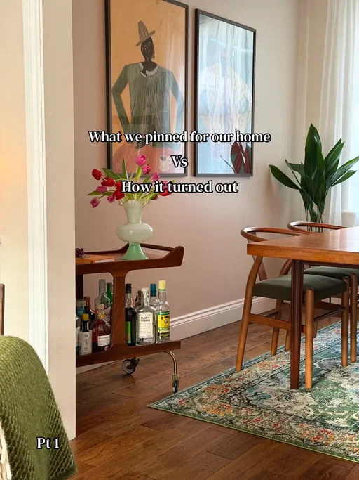 What we pinned for our London home, compared to how it turned out