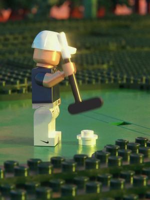 Every piece in place for an iconic Sunday. #TheMasters #lego #rorymcilroy 