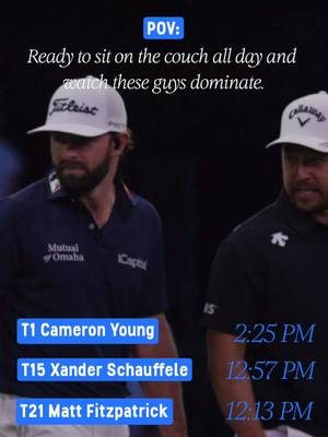 Who you got? @PGATOUR @The Masters 