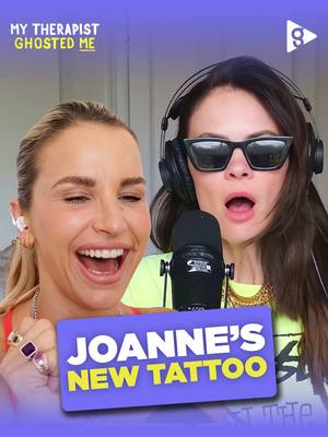 (Spoiler: Joanne didn’t miss the alarm) 🤩 New episode out now! 🎧 #tattoo #mtgm #comedy #podcastclips 