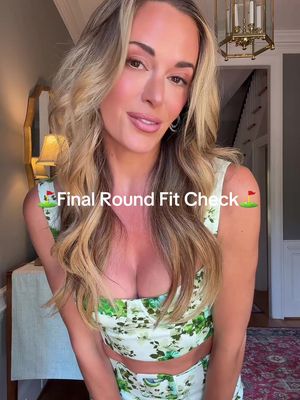 Masters Sunday! #TheMasters #mastersoutfits @Cara Cara NYC #golftournamentoutfit #golfwife 