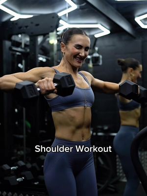 Shoulder Workout 🔥 Dumbbell Only 💪🏼  Outfit: New @Oner Active Square Neck Bra and Mid Rise Effortless in Granite Blue 💙 Launching Thursday 16th April 💙 Use C0de: HAYLEY to save 🙏🏼 #upperbody #shoulders #shoulderworkout #upperbodyworkout 