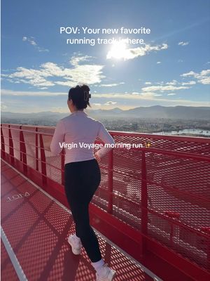 trading land runs for sea runs @Virgin Voyages #virginvoyages 